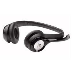 Logitech Stereo H390 słuchawki z mikrofonem, przewodowa, czarna, USB