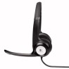 Logitech Stereo H390 słuchawki z mikrofonem, przewodowa, czarna, USB