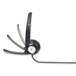 Logitech Stereo H390 słuchawki z mikrofonem, przewodowa, czarna, USB