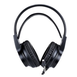 Marvo HG8935 słuchawki z mikrofonem, przewodowa, czarna, podświetlona, USB