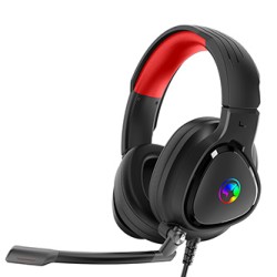 Marvo HG8958 słuchawki z mikrofonem, przewodowa, czarna, do gry, 3.5 mm jack + rozdvojka + USB