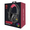 Marvo HG8958 słuchawki z mikrofonem, przewodowa, czarna, do gry, 3.5 mm jack + rozdvojka + USB