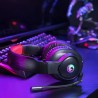 Marvo HG8958 słuchawki z mikrofonem, przewodowa, czarna, do gry, 3.5 mm jack + rozdvojka + USB