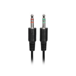 Marvo HP1001 słuchawki z mikrofonem, przewodowa, czarna, 2 x 3.5 mm Jack