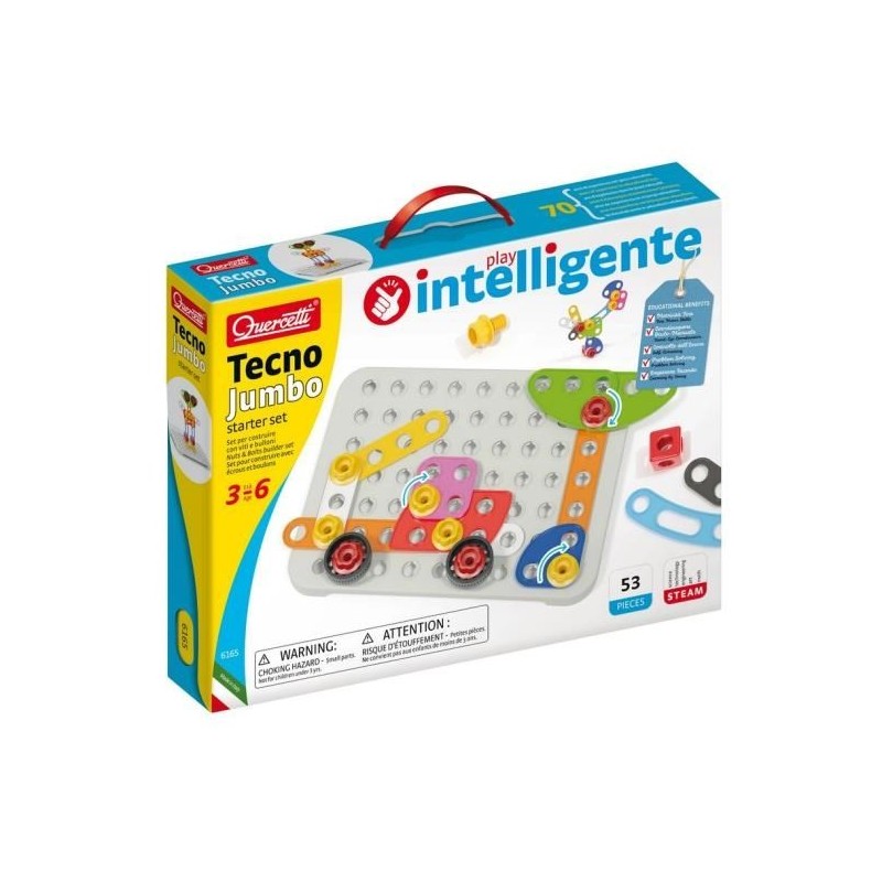 Zestaw konstrukcyjny Tecno Jumbo starter set 52el 6165 QUERCETTI