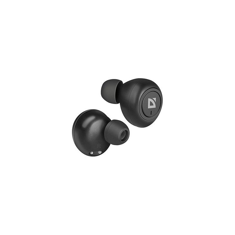 Defender Twins 638 słuchawki z mikrofonem, bezprzewodowa, czarna, douszne, BT 5.0, TWS, etui z ładowarką typ bluetooth, EOL