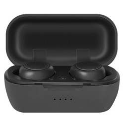 Defender Twins 638 słuchawki z mikrofonem, bezprzewodowa, czarna, douszne, BT 5.0, TWS, etui z ładowarką typ bluetooth, EOL