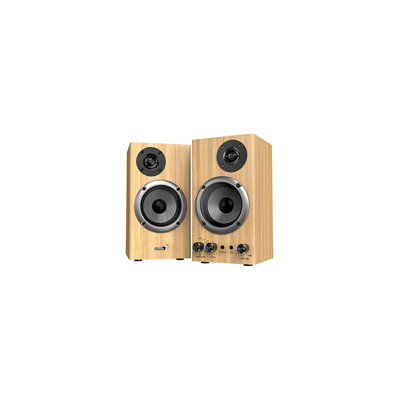 Genius głośniki SP-HF520BT, 2.0, 20W, kolor sosnowy, AUX/Bluetooth 5.3