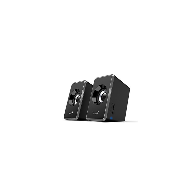 Genius głośniki SP-U125, 2.0, 3W, czarno-szary, regulacja głośności, 3,5 mm jack (USB), 150Hz-20kHz