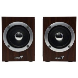Genius głośniki SP-HF280, 2.0, 6W, brązowe, regulacja głośności, 3,5 mm jack (USB), 100Hz~20kHz