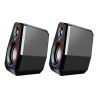 Defender głośniki Solar 10, 2.0, 10W, czarne, Bluetooth 5.3/AUX