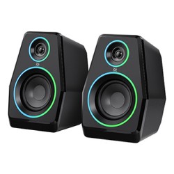 Defender głośniki Solar 10, 2.0, 10W, czarne, Bluetooth 5.3/AUX