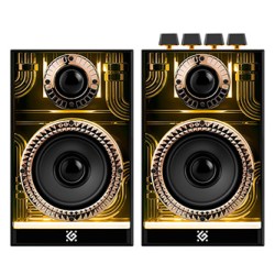 Defender głośniki FUTURO, 2.0, 20W, czarne, AUX/Bluetooth, podświetlenie