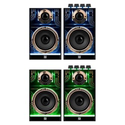 Defender głośniki FUTURO, 2.0, 20W, czarne, AUX/Bluetooth, podświetlenie