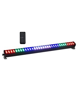 LIGHT4ME LED BAR 64x3W RGB listwa 8 sekcji + pilot
