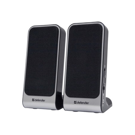 Defender głośniki SPK-225, 2.0, 4W, szary, regulacja głośności, głośniki ekranowany magnetycznie, port jack 3,5mm, 200Hz~18kHz