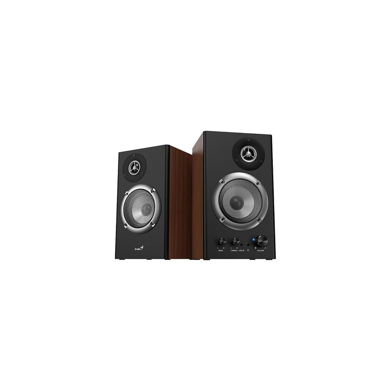 Genius głośniki SP-HF1200B, 2.0, 36W, brązowe, regulacja głośności, drewniane, 40Hz-20kHz