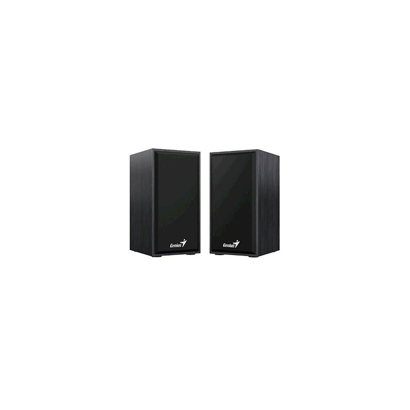 Genius głośniki SP-HF180, 2.0, 6W, czarne, regulacja głośności, drewniane, 150Hz-20kHz