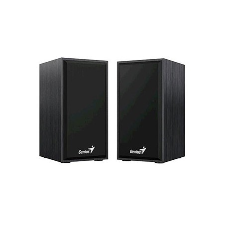 Genius głośniki SP-HF180, 2.0, 6W, czarne, regulacja głośności, drewniane, 150Hz-20kHz