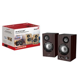 Genius głośniki SP-HF1812BT, 2.0, 50W, ciemny brąz, drewniane