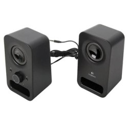Logitech głośniki Z150, 2.0, 3W, czarne, regulacja głośności, przenośne, 150Hz-20kHz