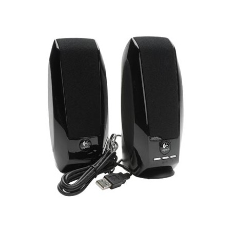 Logitech głośniki S150, 2.0, 1,2W, czarne, regulacja głośności, przenośne, 90Hz-20kHz