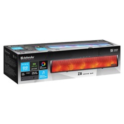 Defender Soundbar Z8, 2.0, 10W, czarny, Podświetlenie LED