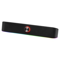 Defender Soundbar Z10, 2.0, 6W, czarny, Podświetlenie LED
