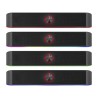 Defender Soundbar Z10, 2.0, 6W, czarny, Podświetlenie LED