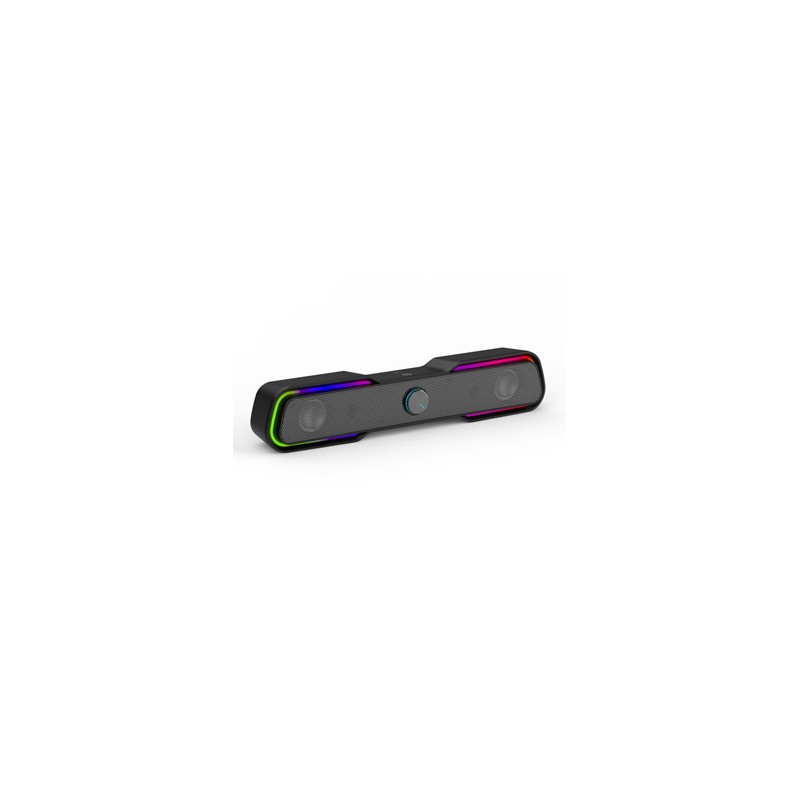HP Soundbar DHE-6002, 2.0, 6W, czarny, podświetlenie