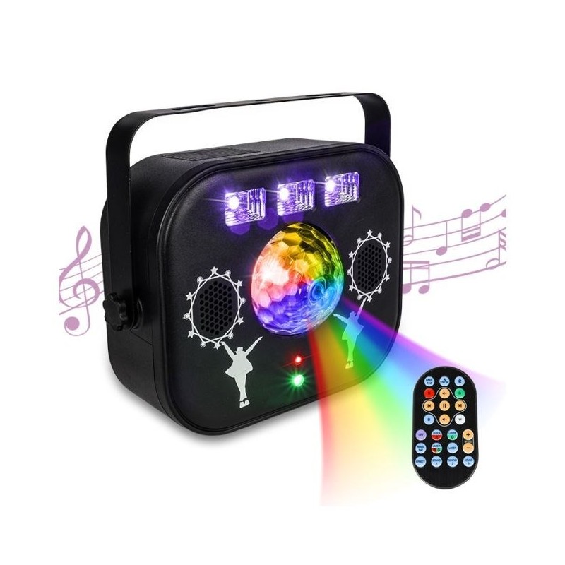 LIGHT4ME MULTIBOX multiefekt LED kula disco laser