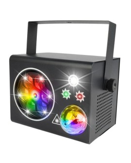 LIGHT4ME PARTY BOX V2 efekt disco LED ball laser