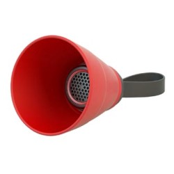 YZSY Głośnik bluetooth SALI, 1.0, 3W, czerwony, regulacja głośności, składany, wodoodporny, EOL