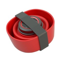 YZSY Głośnik bluetooth SALI, 1.0, 3W, czerwony, regulacja głośności, składany, wodoodporny, EOL