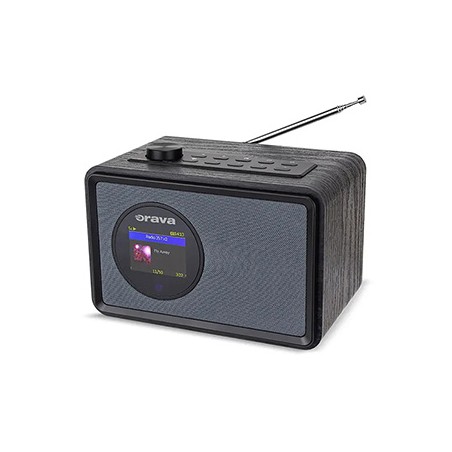 Orava Radio czarny, regulacja głośności, przenośny, USB/FM/AUX/Bluetooth, Mp3, WAV