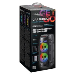 Defender głośnik CRASHBOOM, Li-Ion, 2.0, 16W, czarny, z mikrofonem