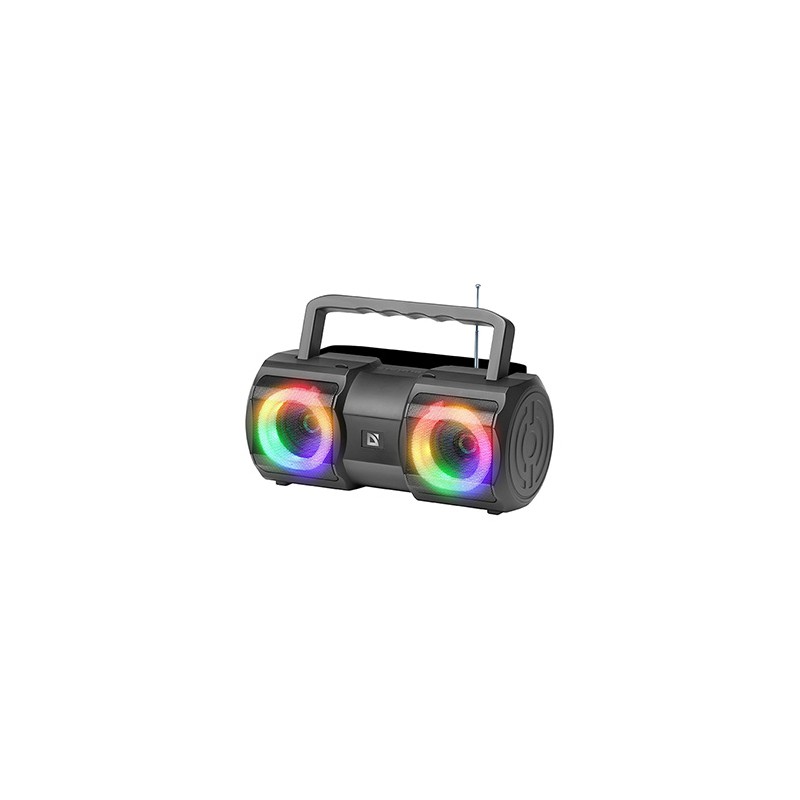 Defender głośnik BEATBOX 20, Li-Ion, 2.0, 20W, czarny, regulacja głośności, przenośny, z podświetleniem LED, wbudowany akum., 80