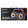 Defender głośnik BEATBOX 20, Li-Ion, 2.0, 20W, czarny, regulacja głośności, przenośny, z podświetleniem LED, wbudowany akum., 80