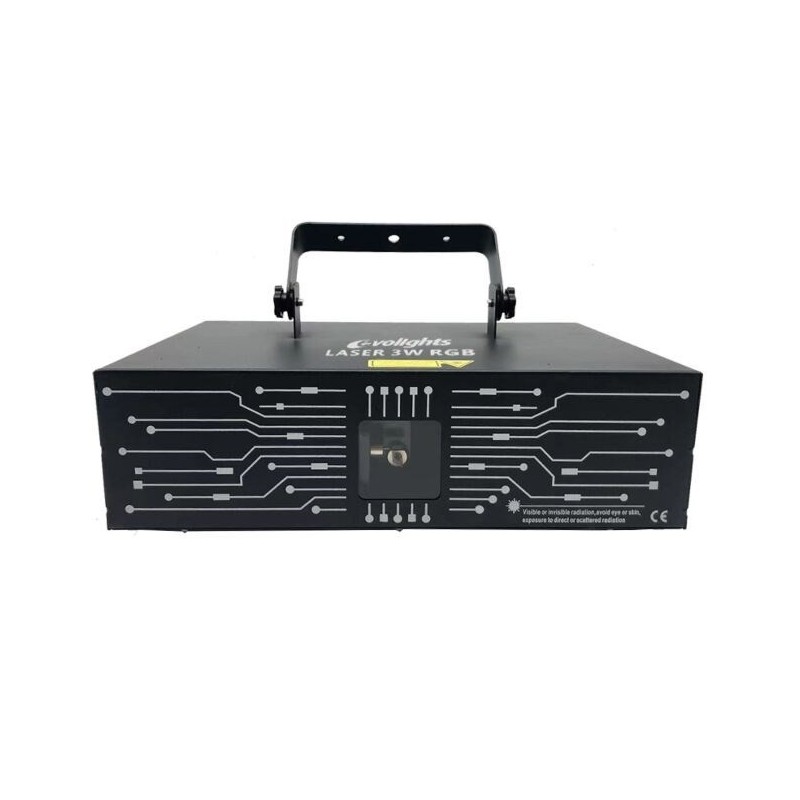 EVOLIGHTS LASER 3W RGB profesjonalne estradowe ośw