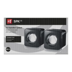 Defender głośniki SPK-35, 2.0, 5W, czarne, kompaktowy rozmiar