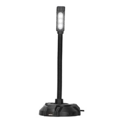 HP, komputerowy mikrofon, DHP-1100C, czarny, lampka LED USB Hub