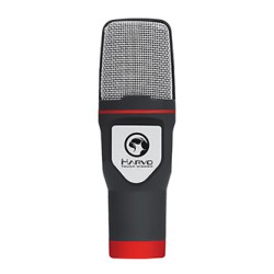 Marvo, do streamowania mikrofon, MIC-02, bez regulacji głośności, czarny, ze statywem