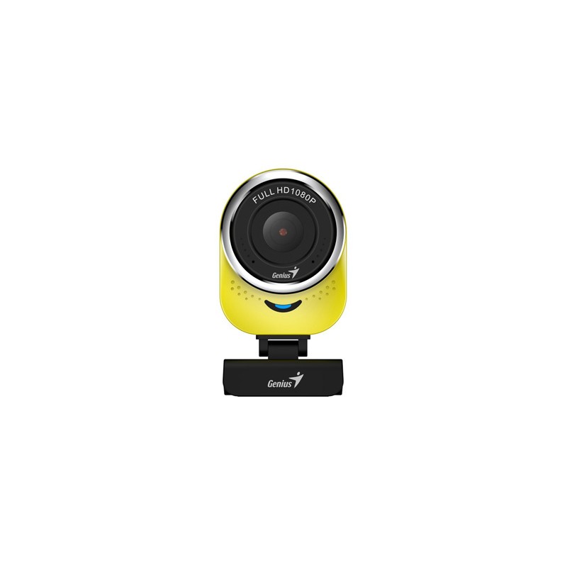 Genius QCam 6000 kamera web Full HD, żółta 1920x1080, USB 2.0, Windows 7 i wyżej, FULL HD, 30 FPS