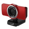 Genius ECam 8000 kamera web Full HD, czerwona 1920x1080, USB 2.0, Windows 7 i wyżej, FULL HD, 30 FPS