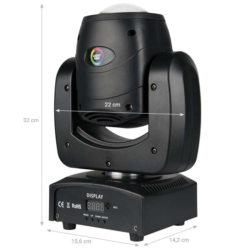 LIGHT4ME HYPER BEAM głowica ruchoma LED RGBW Osram
