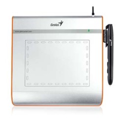 Genius, EasyPen i405X, bezdrátový, 2540 lpi, srebrna