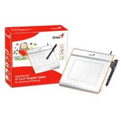 Genius, EasyPen i405X, bezdrátový, 2540 lpi, srebrna