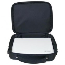 Torba na "na 8,9"" notebook", Business Mini, pasek na ramię, czarno-szara, nylon, Logo