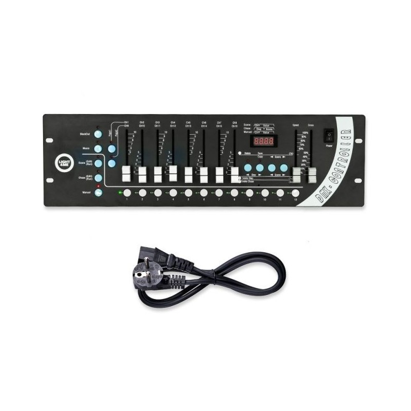 LIGHT4ME DMX 192 v2 suwakowy sterownik DMX