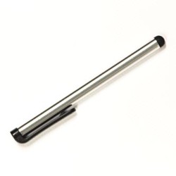 Pióro dotykowe, pojemnościowe, metal, srebrne, do iPad i tableta